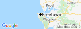 Freetown map